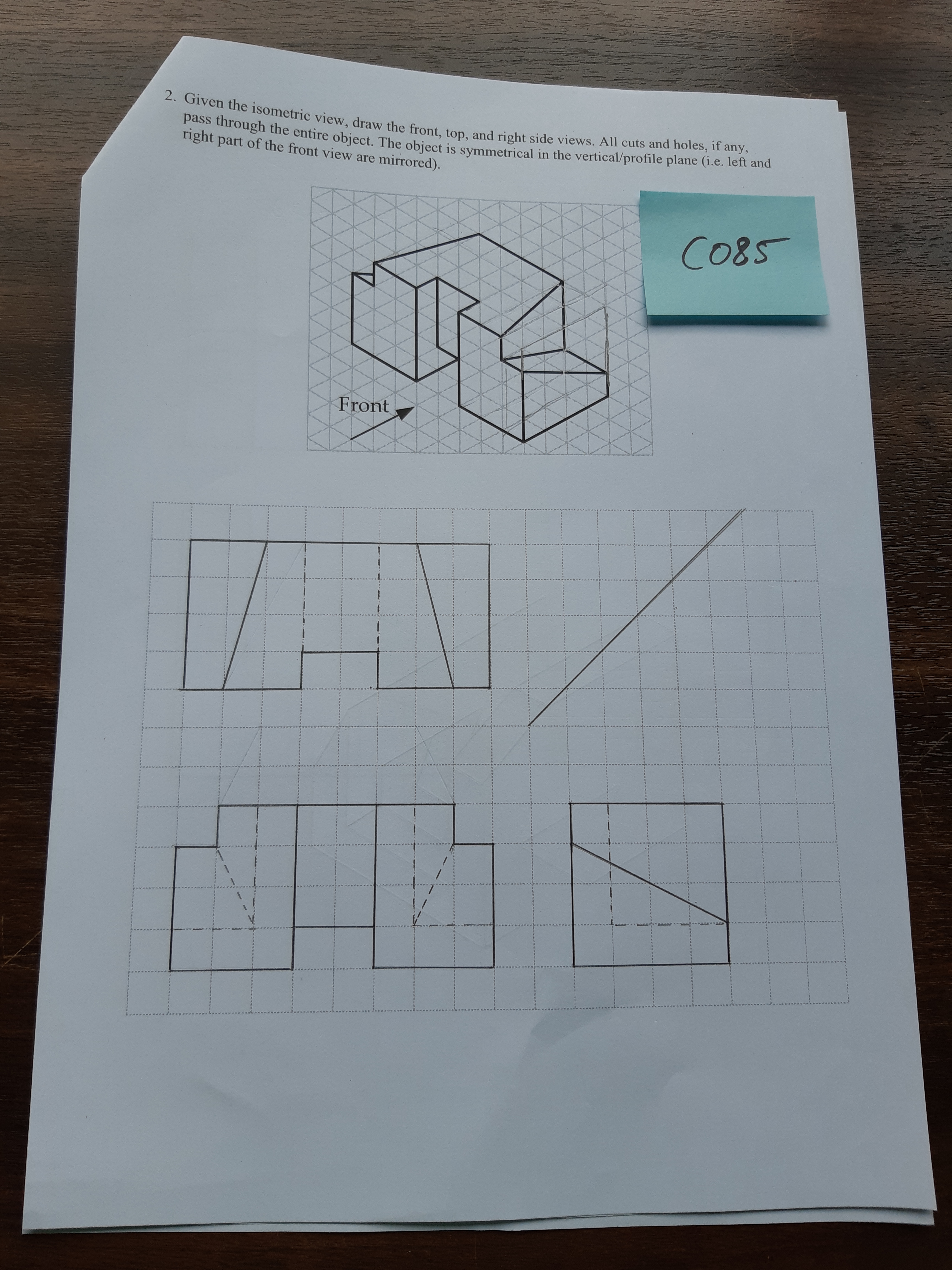 Line Detection in Engineering Drawings